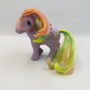 1984 My Little Pony MLP Vintage Rainbow Pegasus Tickle Glitter Vintage Hong Kong
